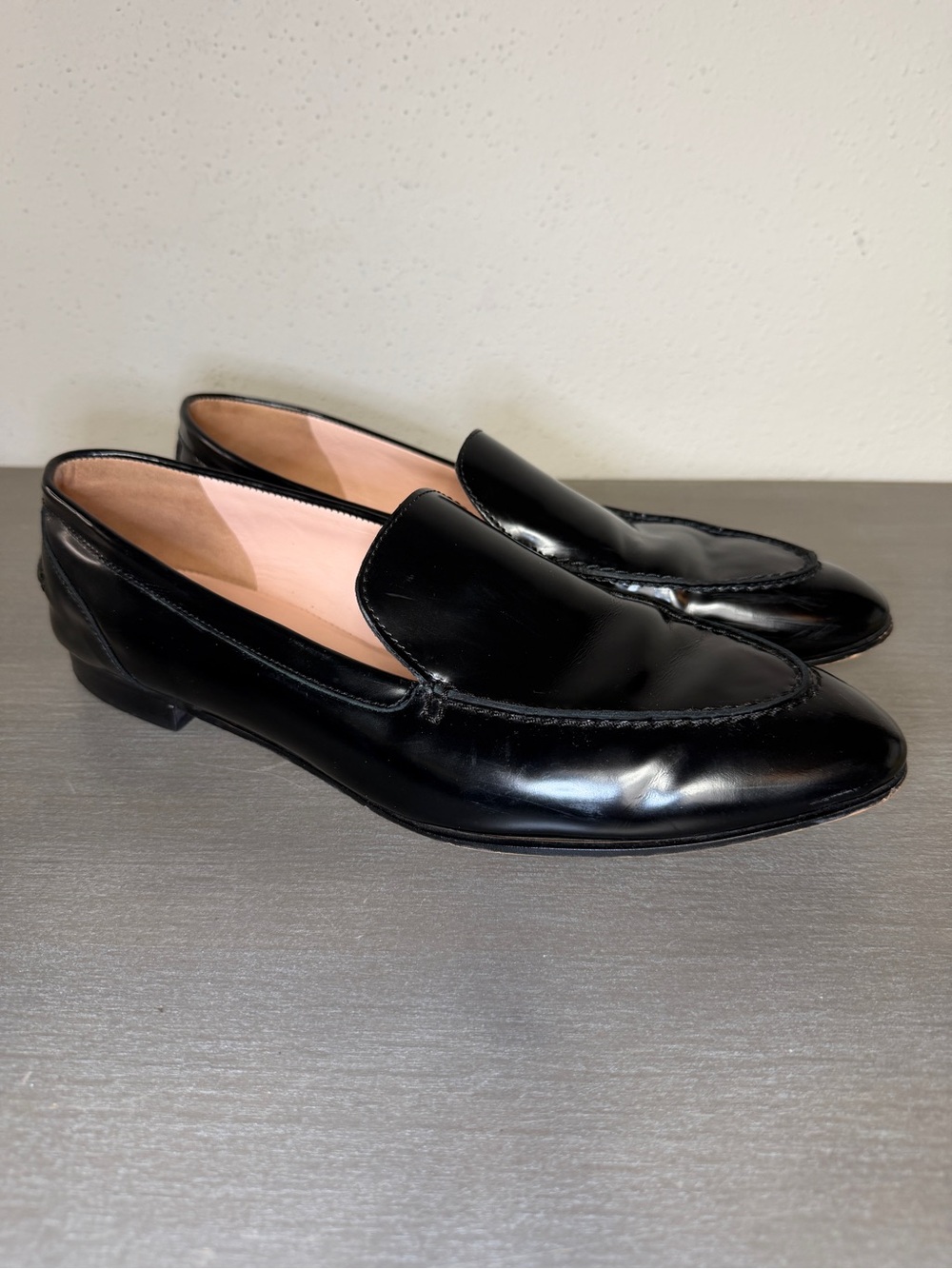 J.Crew Men's Italian Fine Leather Spazzolato
Loafers Slip On Dress Shoes Size 12